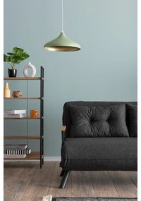 2 személyes kanapéágy Homoko 2-Seater - Sötét Szürke