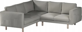 Dekoria Norsborg 4 személyes sarokkanapé huzat Ikea szürke
