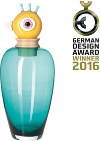 Váza Leonardo Papageno Peppe Türkiz 45CM Prémium Kézzel Készített Üveg