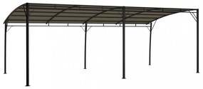 tópszínű kerti napellenző 6 x 3 x 2,55 m