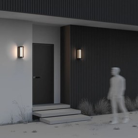 O480WL-L12B3K Expo Alumínium Fali Lámpa Fekete Színű LED 12 W 3000 Kelvin 650 Lumen IP54