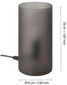 Eglo 901068 - Asztali lámpa GEO 1xE14/40W/230V fekete