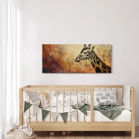 Kép - Zsiráf, festmény (120x50 cm)