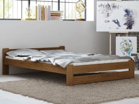 Fa ágy 160x200 Euro tölgy