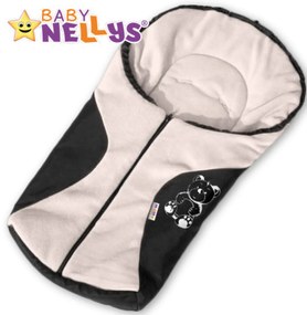 baby nellys ® polar lábzsák - nem csak autósülésbe - krémszín teddy mackó
