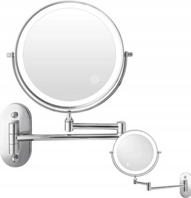 Kozmetikai tükör Led világítással 1X/10X,FÜRDŐSZOBAI Tükör