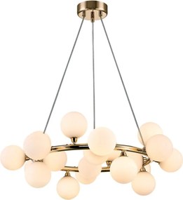 ZUMA LINE P0462-20C-F7AA BOBO Glamour Függesztett Lámpa Arany G9 IP20