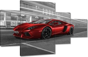 Vászonkép 130x80 Piros autó