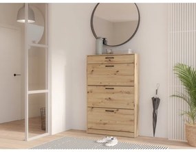 Cipőtároló KAVI artisan tölgy