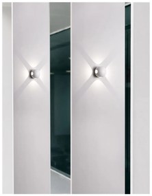 Nova Luce kültéri fali lámpa, fehér, 3000K melegfehér, beépített LED, 1x4W, 265 lm, 852436