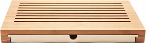 Vágódeszka Fiókkal Alessi Sbriciola Bambusz Fa 42 X 27 CM