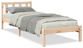 tömör fenyőfa extra hosszú ágykeret matrac nélkül 90 x 210 cm