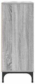 Széf fiókkal Szürke sonoma 79.5 x 33 x 82 cm Faanyag