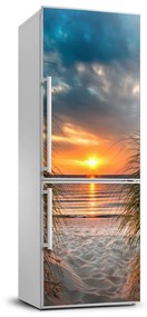 Dekor matrica hűtőre Sunset tengeren FridgeStick-70x190-f-86628044