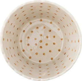 Világoszöld-krémszínű kerámia szervírozó tálka 1,9 l Chip – Bloomingville