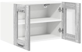 Függő szekrény Riga 2 pcs Szürke Sonoma 60 x 31 x 40 cm Faanyag