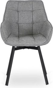 Forgó szék szürke színben. LUNA 2