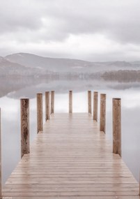 Poszter 21x29,7cm Móló Derwentwaterben 2, Assaf Frank