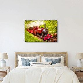 Egy gőzvonat képe (90x60 cm)