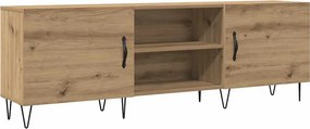 vidaXL kézműves tölgy színű szerelt fa TV-szekrény 150 x 30 x 50 cm