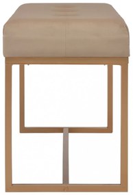bézsszínű bársonypad 80 cm