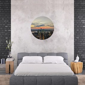 PIPPER. Textil kör alakú falmatrica "New York" Méret: 60cm