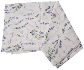 Levendula vízálló abrosz, 140 x 140 cm