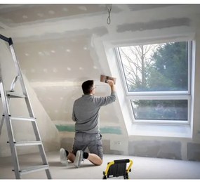 LED hordozható reflektor TIGRA LED/100W/4000K IP54 fekete/sárga