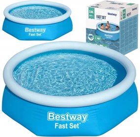Bestway felfújható medence felfújható peremmel 244 x 61 cm - 1880 l