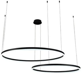 LED Dimmelhető csillár zsinóron LED/128W/230V 3000-6500K + távirányítás