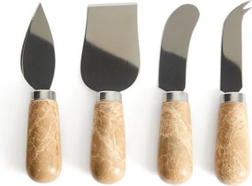 Rozsdamentes acél sajtvágó kés készlet 4 db-os Adoma – Kave Home