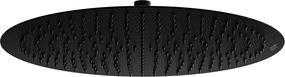 Mexen rozsdamentes acél zuhanyfej 40 cm, fekete, 79240-70