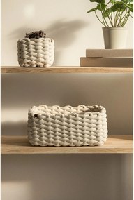 Textil tárolókosár 35x25x14 cm Peach Skin M – Bigso