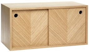 Herringbone tölgyfa fali polc - Hübsch