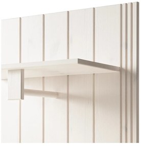 Fehér borovi fenyő előszoba bútor 60x120x25 cm Anita – Støraa