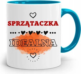 Takarítónőnek Kék Bögre Születésnapi Ajándék fényképes nyomtatással