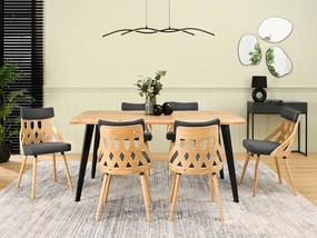 Szék Crab (grafit + tölgy). Akció -15%. 1111029