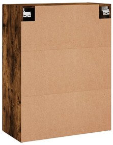 2 db füstös tölgy színű faliszekrény 69,5 x 34 x 90 cm
