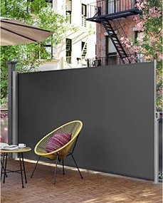 Oldalsó napellenző, 160 x 350 cm, Antracit