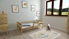 Edi fenyő gyerekágy natúr 80x180 + ajándék ágyrács