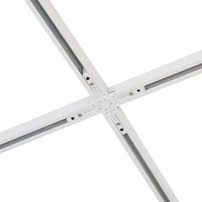 Modern sínrendszer 10 beépített spotlámpával, bézs és fehér, 1 fázisú - Slimline Uzzy