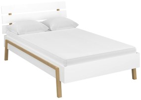 Franciaágy 120 cm Berry (fehér) (matrac és ágyrács nélkül). 1052773
