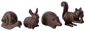 Fém kerti szobor készlet 4 db-os Animals – Esschert Design