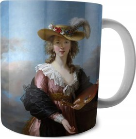 Önarckép bögre szalma kalapban Élisabeth Vigée-Lebrun