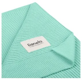 Lionelo - bambusz takaró BAMBOO BLANKET 75×100 cm mentazöld
