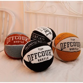 Buklé díszpárna ø 25 cm Basketball – Mioli Decor