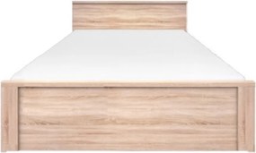 Ágy 160, sonoma tölgy, TOPTY TYP 45