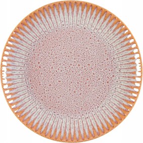Lubiana Stoneware Desszert tányér Csempe 21,2 cm Blush S011T Lazacszínű