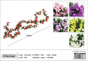 Mesterséges virág girland 220 cm Növényi dekoráció