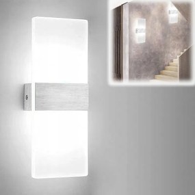 Beltéri Led fali lámpa, fali lámpatest 6W/12W/18W